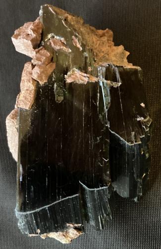 Vivianite<br />Colavi Mine, Machacamarca District, Cornelio Saavedra Province, Potosí Department, Bolivia<br />78 mm X 55 mm X 42 mm<br /> (Author: Robert Seitz)