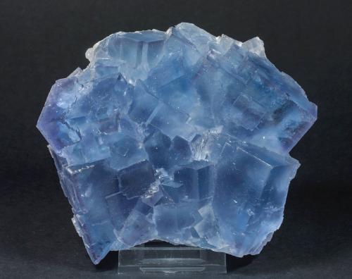 Fluorite<br />La Viesca Mine, La Collada mining area, Huergo, Siero, Comarca Oviedo, Principality of Asturias (Asturias), Spain<br />Specimen size 10,5 cm<br /> (Author: Tobi)