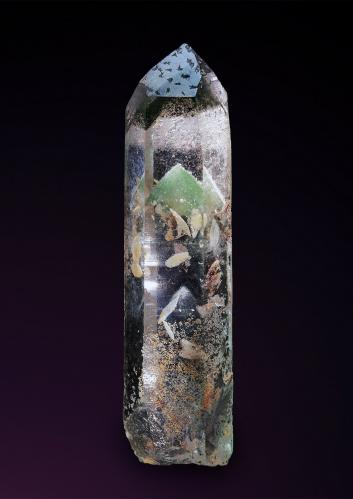 Quartz<br />Seminário farm, Joaquim Felício, Curvelo, Minas Gerais, Brazil<br />Specimen height 12 cm<br /> (Author: Tobi)