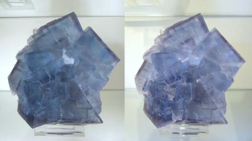 Fluorite<br />La Viesca Mine, La Collada mining area, Huergo, Siero, Comarca Oviedo, Principality of Asturias (Asturias), Spain<br />Specimen size 10,5 cm<br /> (Author: Tobi)