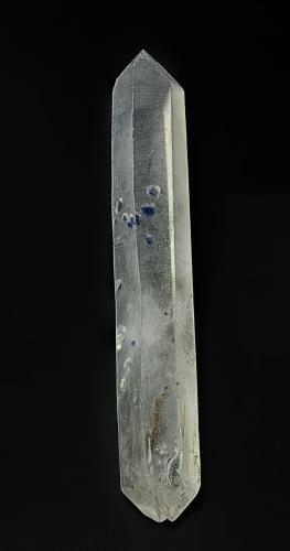 Quartz, Fluorite<br />Amborompotsy, Ambatofinandrahana District, Amoron'i Mania Region, Madagascar<br />11.8 x 2.0 cm<br /> (Author: am mizunaka)