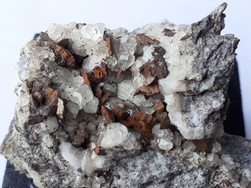 Siderite, Quartz<br />Kohlwald, Flirsch, Distrito Landeck, Tirol Norte, Tirol, Austria<br />4,5 x 4 cm<br /> (Author: Volkmar Stingl)