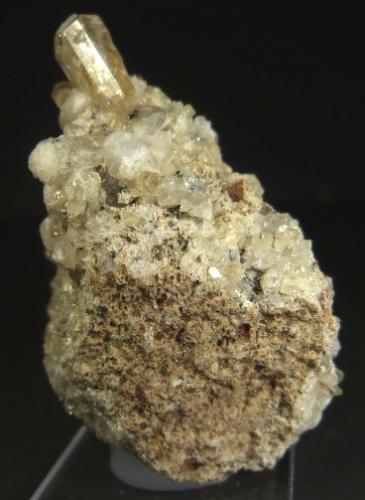 Fluorapatito<br />La Celia, Jumilla, Comarca Altiplano, Región de Murcia (Murcia), España<br />6 x 4 cm.<br /> (Autor: Felipe Abolafia)