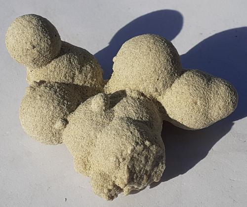Calcite (variety sand-calcite)<br />Clay pit, Mályi, Distrito Miskolc, Borsod-Abaúj-Zemplén, Hungría<br />5 x 3,5 cm<br /> (Author: Volkmar Stingl)