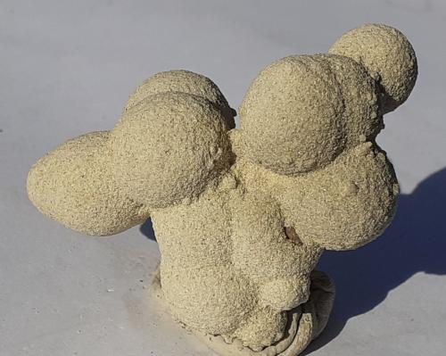 Calcite (variety sand-calcite)<br />Clay pit, Mályi, Miskolc District, Borsod-Abaúj-Zemplén, Hungary<br />5 x 3,5 cm<br /> (Author: Volkmar Stingl)