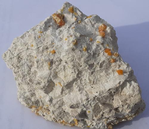 Wulfenite<br />Mina Helena, Crna (Schwarzenbach), Municipio Meica, Región Carintia, Eslovenia<br />11 x 7 cm<br /> (Author: Volkmar Stingl)