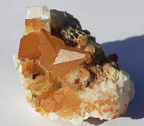 Calcite<br />Fendels Gorge, Ried im Oberinntal, Landeck District, North Tyrol, Tyrol/Tirol, Austria<br />3 x 2,5 cm<br /> (Author: Volkmar Stingl)
