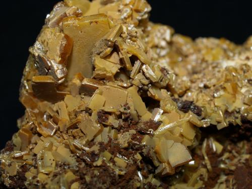 Wulfenite<br />Meica (Miess), Meica Municipality, Carinthia Region, Slovenia<br />7.5x5x3 cm''s<br /> (Author: Joseph DOliveira)