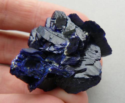 Azurite<br />Mine Bleu, Chessy-les-Mines, Les Bois d'Oingt, Villefranche-sur-Saône, Rhône, Auvergne-Rhône-Alpes, France<br /><br /> (Author: Benj)