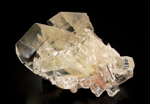 Gypsum<br />Lily Mine, Umay District, Pisco Province, Ica Department, Peru<br />9.2 x 7.6 x 4.6 cm<br /> (Author: Michael Shaw)