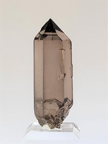 quartz (variety smoky)<br />Galenstock Mountain, Tiefenbach, Urseren, Uri, Switzerland<br />60mm X 20mm X24mm<br /> (Author: Philippe Durand)