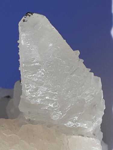 Calcite, Pyrite<br />Wuyi tunnel north (construction site), Wuyishan, Nanping Prefecture, Fujian Province, China<br />xl 2 cm<br /> (Author: Volkmar Stingl)