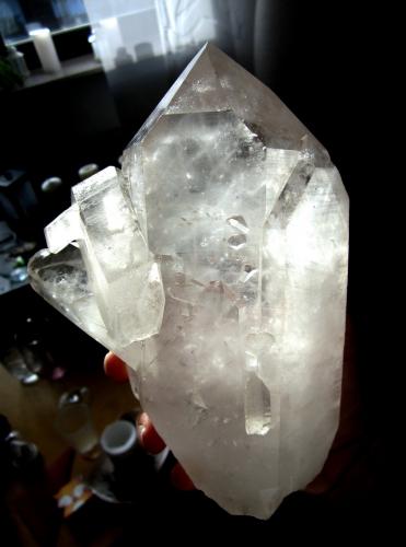 Quartz<br />Minas Gerais, Brazil<br />Crystal size 18,5 cm<br /> (Author: Tobi)