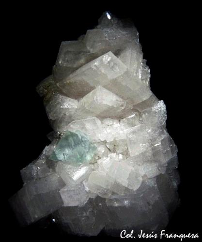 Calcita y Fluorita.<br />Mina Naica, Naica, Municipio Saucillo, Chihuahua, México<br />100x80 mm.<br /> (Autor: Jesus Franquesa Baucells)