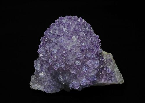 Quartz (variety amethyst)<br />Guanajuato, Municipio Guanajuato, Mexico<br />9.0 x 7.4 cm<br /> (Author: am mizunaka)