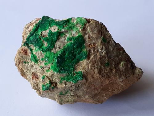 Conichalcite<br />Gold Hill Mine, Gold Hill, Gold Hill District, Tooele County, Utah, USA<br />4,5 x 3,5 cm<br /> (Author: Volkmar Stingl)