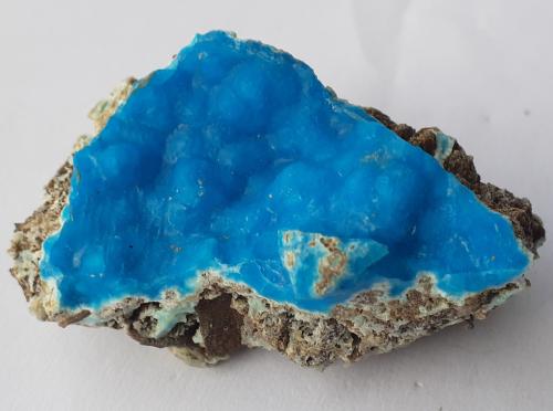 Hemimorphite<br />Sa Duchesa Mine, Oridda Valley, Domusnovas, Sud Sardegna Province, Sardinia/Sardegna, Italy<br />5 x 3 cm<br /> (Author: Volkmar Stingl)