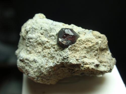 Almandino (Grupo Granate)<br />El Hoyazo, Níjar, Comarca Metropolitana de Almería, Almería, Andalusia, Spain<br />35x25 mm<br /> (Autor: Ignacio)