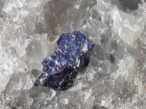 Molybdenite<br />Krupka, Krusné Hory Mts., Ústí Region, Bohemia, Czech Republic<br />8,5 x 5 cm<br /> (Author: Volkmar Stingl)