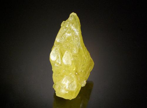 Sulfur<br />Mina San Pablo de Napa, San Pablo de Napa, Provincia Daniel Campos, Departamento Potosí, Bolivia<br />5.8 x 2.8 x 2.3 cm<br /> (Author: Michael Shaw)