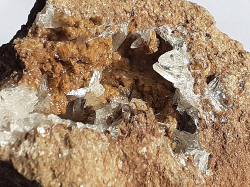 Aragonite, Magnesite<br />Magnesite deposit, Bürglkopf, Hochfilzen, Kitzbühel District, North Tyrol, Tyrol/Tirol, Austria<br />6.5 x 5 cm<br /> (Author: Volkmar Stingl)