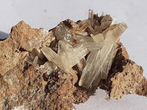 Aragonite<br />Magnesite deposit, Bürglkopf, Hochfilzen, Kitzbühel District, North Tyrol, Tyrol/Tirol, Austria<br />6 x 3 cm<br /> (Author: Volkmar Stingl)
