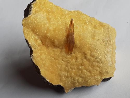 Baryte, Calcite<br />Elk Creek, Dalzell, Meade County, South Dakota, USA<br />7 x 6 cm<br /> (Author: Volkmar Stingl)