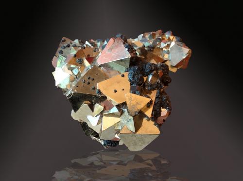 Pyrite and Sphalerite<br />Huanzala Mine, Huallanca District, Dos de Mayo Province, Huánuco Department, Peru<br />77 mm x 55 mm x 37 mm<br /> (Author: Firmo Espinar)