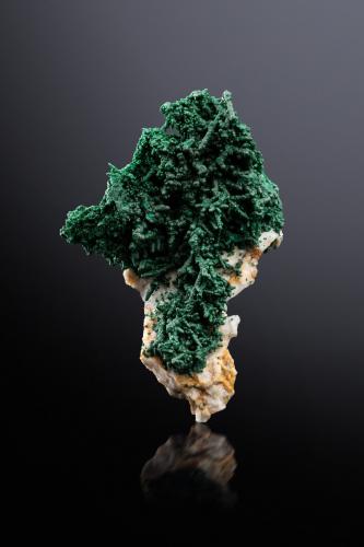 Pseudomalachite<br />Virneberg Mine (St Josephsberg Mine), Rheinbreitbach, Neuwied, Rhineland-Palatinate/Rheinland-Pfalz, Germany<br />5.5 x 3 x 8 cm<br /> (Author: MIM Museum)