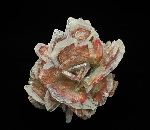 Barite, Realgar<br />Cavnic Mine, Cavnic mining area, Cavnic, Maramures, Romania<br />11.4 x 7.6 cm<br /> (Author: am mizunaka)