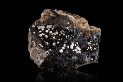 Churchite-(Y)<br />Skorpion Mine, Rosh Pinah, Lüderitz District, ǁKaras Region, Namibia<br />11 x 9 x 8 cm / main crystal: 0.4 cm<br /> (Author: MIM Museum)