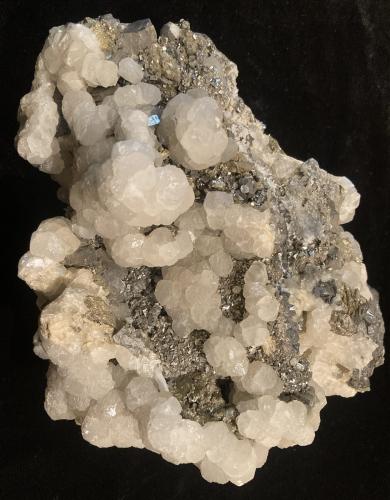 Calcite, Arsenopyrite, Sphalerite, Pyrite<br />Trepča Complex, Trepča Valley, Kosovska Mitrovica, Kosovska Mitrovica District, Kosovo<br />165 mm X 140 mm X 88 mm<br /> (Author: Robert Seitz)