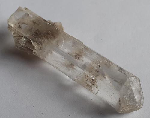 Gypsum (variety selenite)<br />Klein-Steimke Clay Pit, Königslutter am Elm, Helmstedt, Lower Saxony/Niedersachsen, Germany<br />5,5 x 1,5 cm<br /> (Author: Volkmar Stingl)
