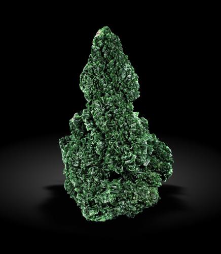 Metatorbernite<br />Shinkolobwe, Katanga Copper Crescent, Katanga (Shaba), Democratic Republic of the Congo (Zaire)<br />17 x 12 x 26 cm / main crystal: 1.3 cm<br /> (Author: MIM Museum)