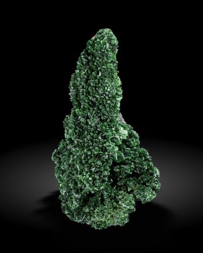 Metatorbernite<br />Shinkolobwe, Katanga Copper Crescent, Katanga (Shaba), Democratic Republic of the Congo (Zaire)<br />17 x 12 x 26 cm / main crystal: 1.3 cm<br /> (Author: MIM Museum)