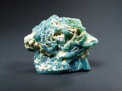 Grandidierite<br />Tranomaro Commune, Tranomaro-Maromby area, Amboasary District, Anosy Region (Fort Dauphin Region), Toliara Province (Tuléar), Madagascar<br />40 mm x 32 mm x 15 mm<br /> (Author: Don Lum)