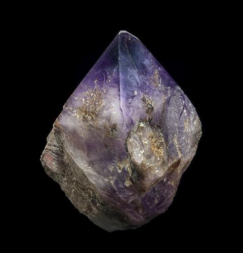 Quartz (variety amethyst)<br />Four Peaks, Four Peaks Wilderness, Maricopa County, Arizona, USA<br />11.9 x 9.5 cm<br /> (Author: am mizunaka)