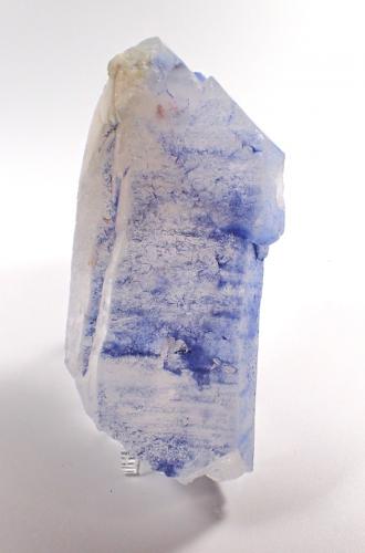 Dumortierite, Quartz<br />Vaca Morta Quarry, Serra da Vereda, Boquira, Bahia, Northeast Region, Brazil<br />87 mm x 44 mm x 29 mm<br /> (Author: Don Lum)