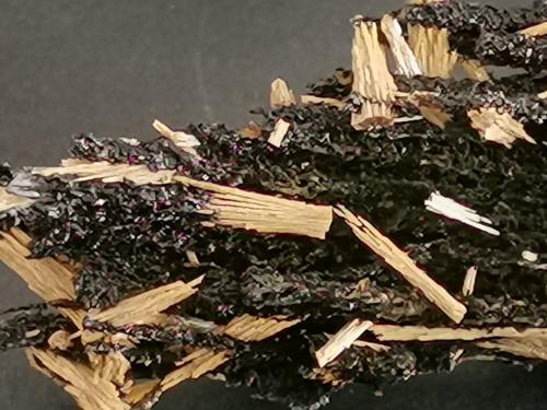 Vanadinite<br />Tissaf, Outat El Haj, Provincia Boulemane, Región Fès-Meknès, Marruecos<br />7 cm x 2,5 cm<br /> (Author: Enrique Llorens)