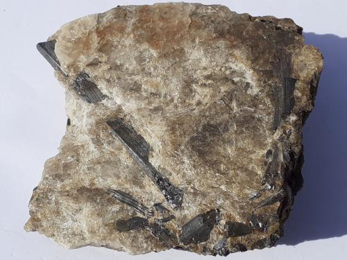 Rutile in Quartz<br />Valle Rauris, Rauris, Distrito Zell am See, Hohe Tauern, Salzburgo/Salzburg, Austria<br />9 x 8 cm<br /> (Author: Volkmar Stingl)