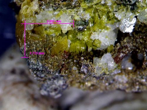 Titanita.<br />Concesión Acedo (Cantera Juanona), Juanona, Antequera, Comarca de Antequera, Málaga, Andalucía, España<br />2´85 x 1´71 mm.<br /> (Autor: Jesus Franquesa Baucells)