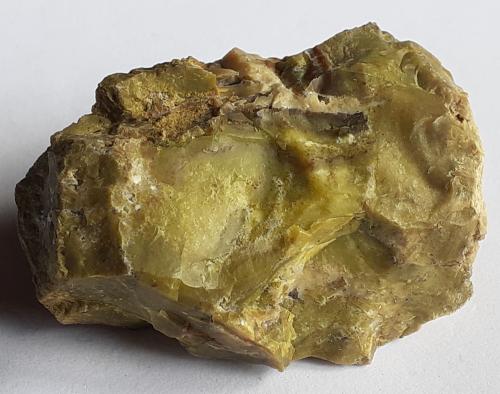Chloropal, Nontronite<br />Meenser Steinberg Quarry, Hoher Hagen Mountain, Dransfeld, Göttingen, Lower Saxony/Niedersachsen, Germany<br />4,5 x 3 cm<br /> (Author: Volkmar Stingl)