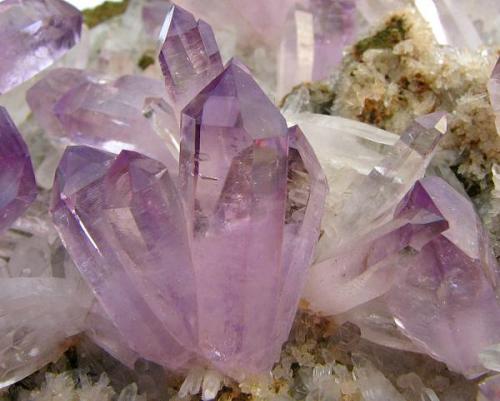 Detail view. Amethyst, Piedra Parada, Veracruz, Mexico. (Author: Montanpark)