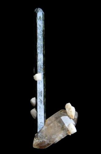 Aegirine,Quartz,Orthose and zircon
Malawi
6cm long (Author: parfaitelumiere)