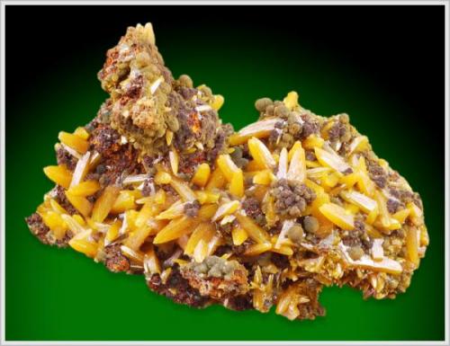 Wulfenite - Ojuela Mine - Durango - Mexiko - small cabinet - Size: 7.0 cm x 4.5 cm x 3.0 cm (Author: jaysminerals)