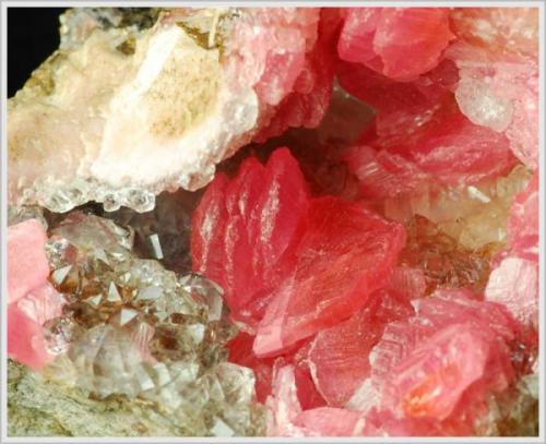 Rhodochrosite - Uchucchacua Mine - Oyon Province - Lima Department - Peru - miniature (Author: jaysminerals)