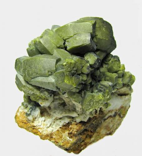 Pyromorphite, Merkur mine, Bad Ems, Germany, width 5 cm. (Author: Montanpark)
