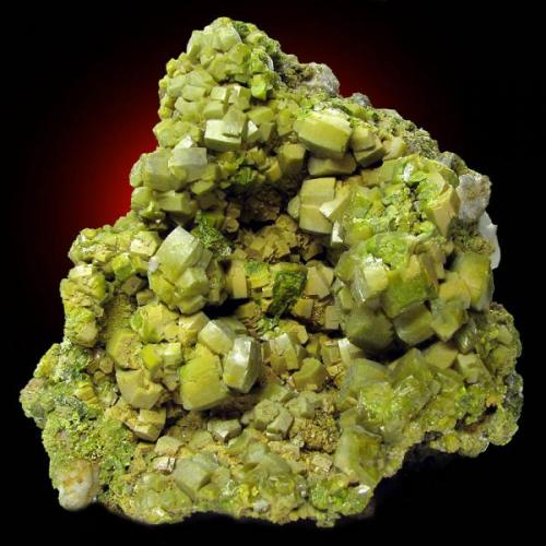 Pyromorphite, Merkur mine, Bad Ems, Germany, height 11 cm. (Author: Montanpark)