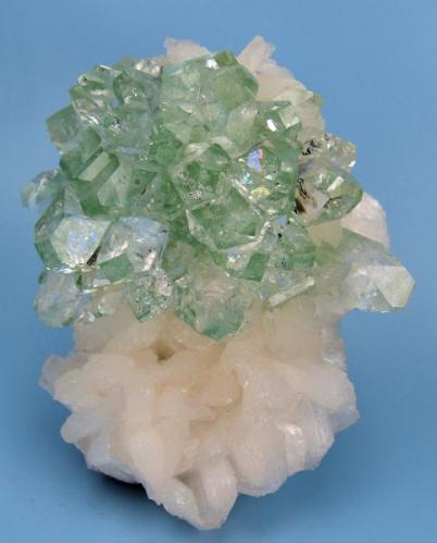 Apophyllite, stilbite
Jalgaon District, Maharashtra, India
66 mm x 56 mm (Author: Carles Millan)