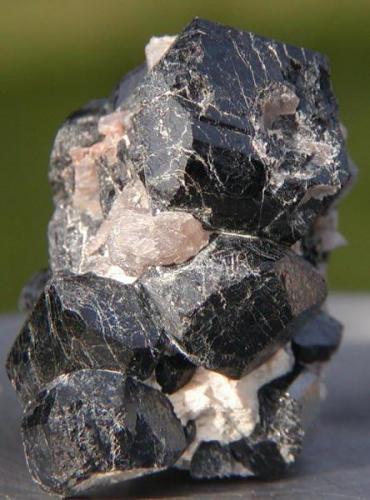 Schorl & Quartz.
Klein Spitzkoppe, Namibia
4.2cm x 4cm x 2.5cm (Author: Debbie Woolf)